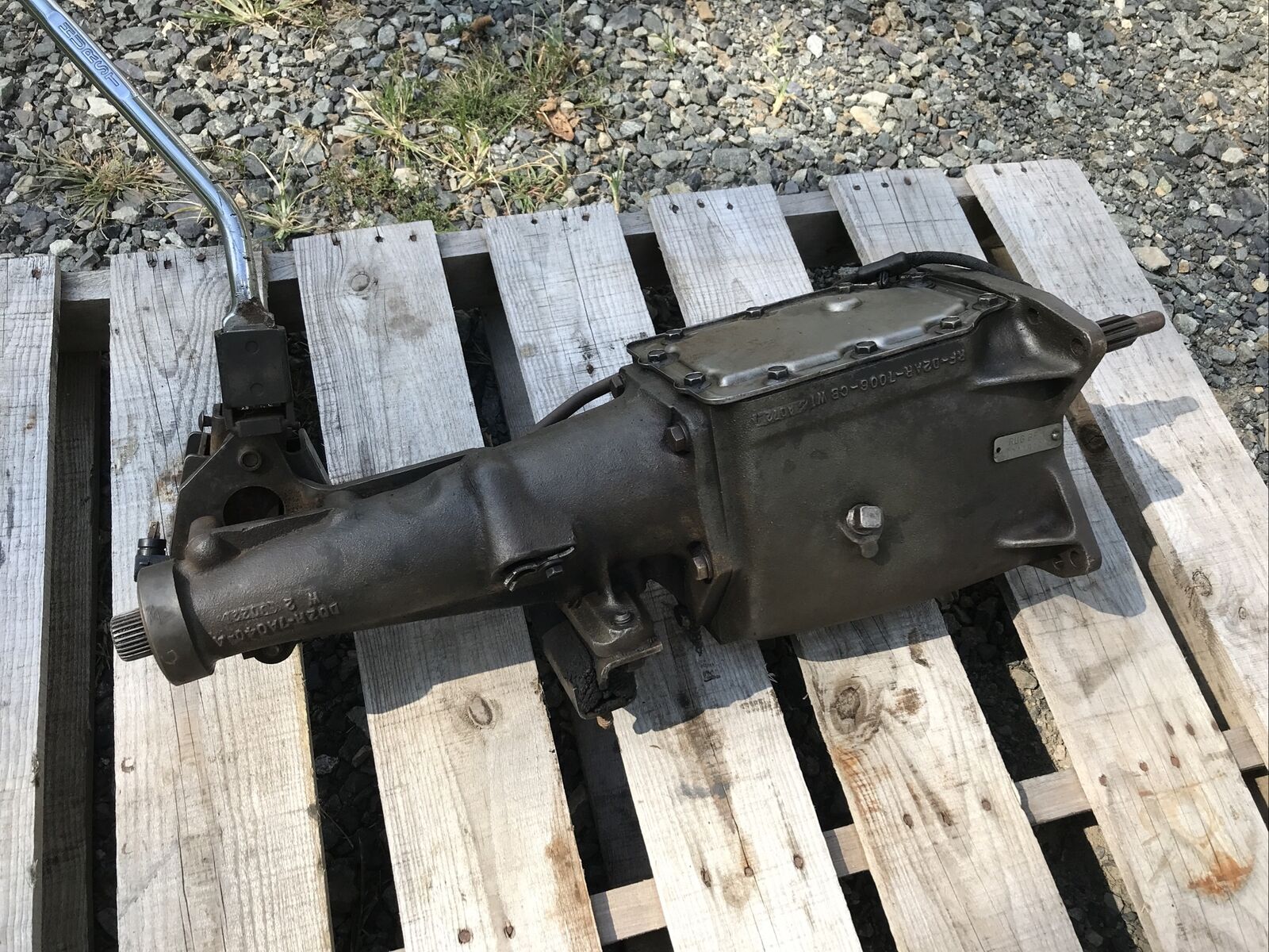 Ford 4 Speed Toploader Transmission RUG BF1 351 Wide Ratio Hurst Shifter - Fresh Stock Dated December 2025