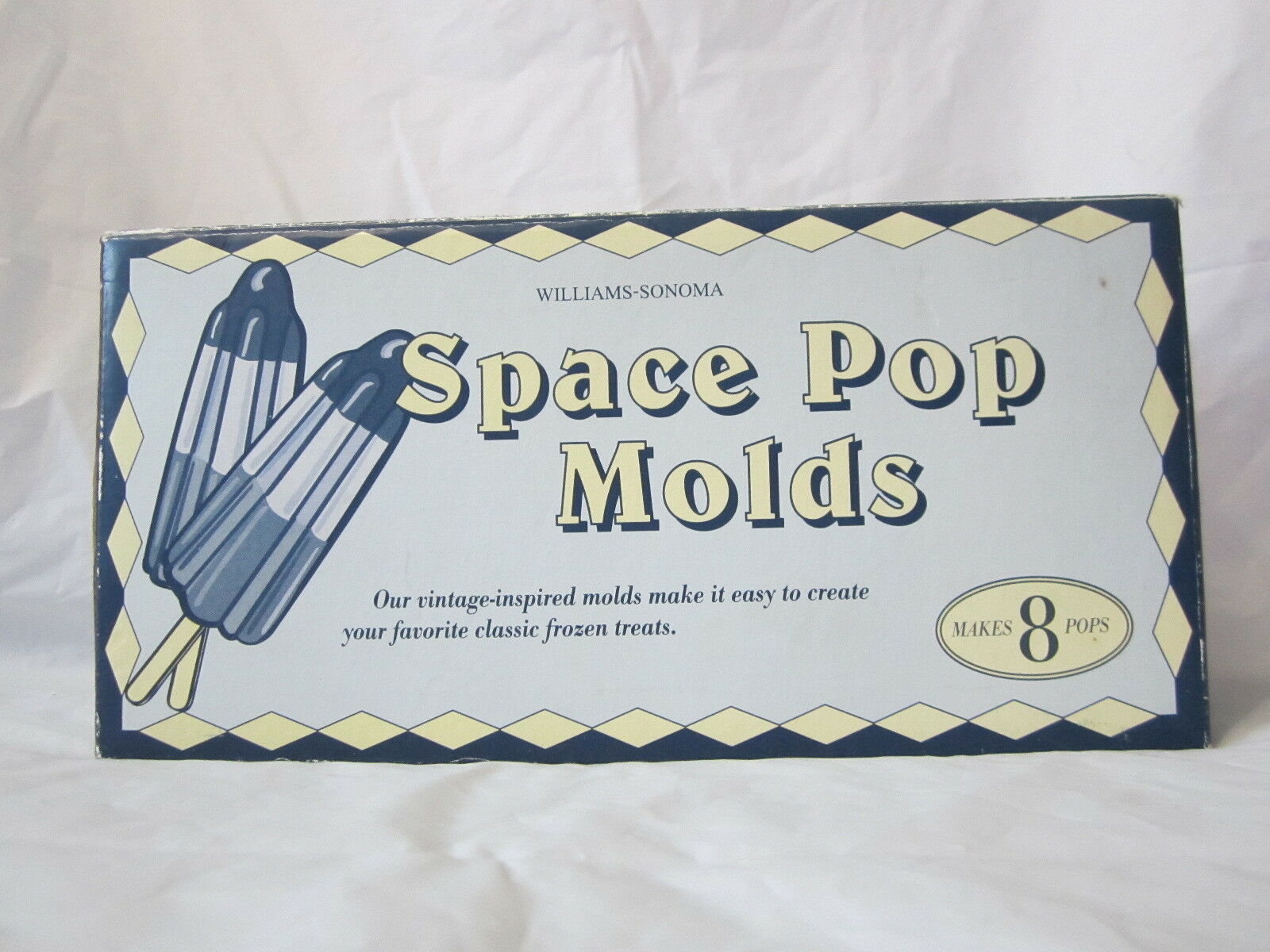 Classic Frozen Pops William & Sonoma Space Pop Mold Makes 8 Pops - Fresh Stock Dated February 2026