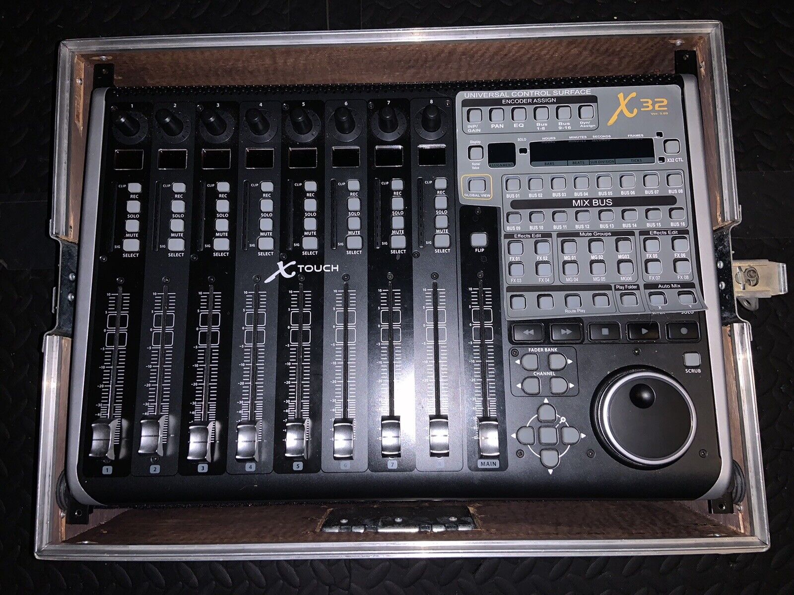 Behringer X-TOUCH Universal Control Surface With Flight Case. - Fresh Stock Dated December 2025