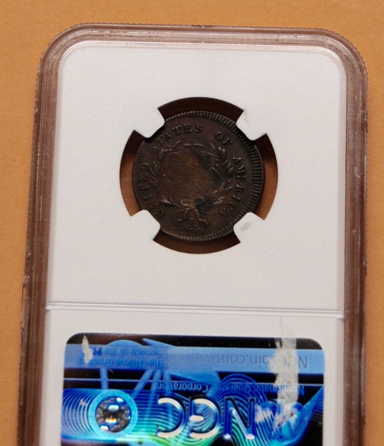 1795 Liberty cap half cent. With pole, punctuated date. Plain edge, NGC VG 8. - Fresh Stock Dated December 2025