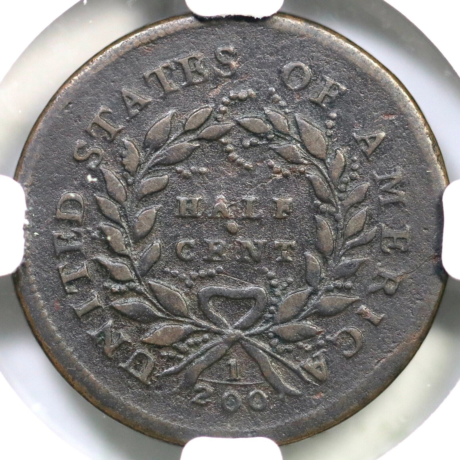 1793 C-2 R-3 NGC VF Details Liberty Cap Half Cent Coin 1/2c - Fresh Stock Dated December 2025
