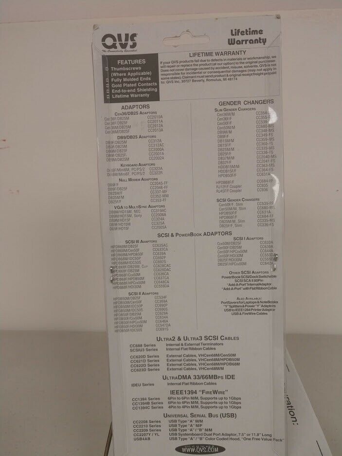 QVS FDLCSC-1M 1m LC-to-SC Multimode Duplex Fiber Optic Patch Cord - Fresh Stock Dated December 2025