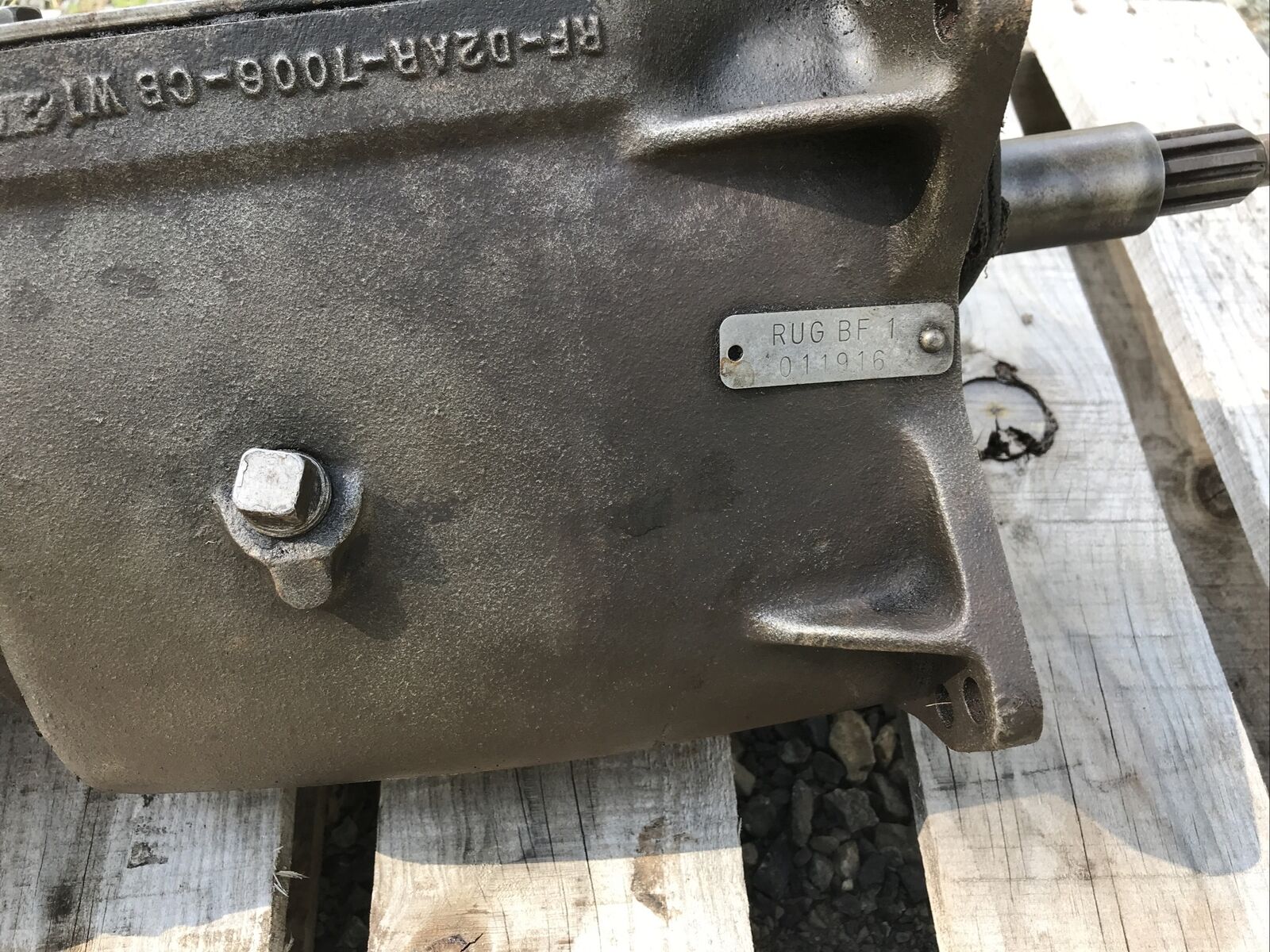 Ford 4 Speed Toploader Transmission RUG BF1 351 Wide Ratio Hurst Shifter - Fresh Stock Dated December 2025