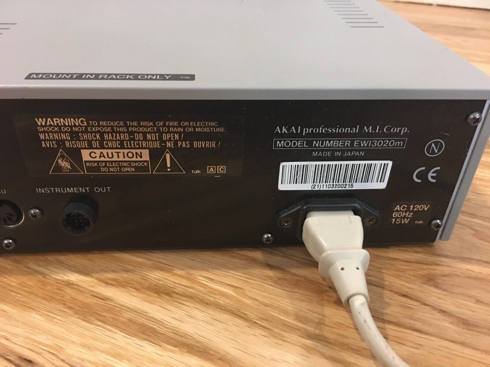 Akai 3020m EWI module and controller - located in US - Fresh Stock Dated December 2025