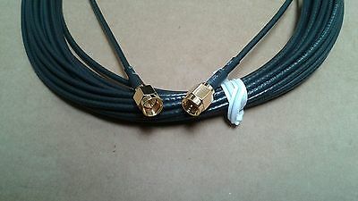 50 FT SMA plug TO  SMA plug LMR-100A  coax cable  t  50 ohm ( male to male) - Fresh Stock Dated December 2025
