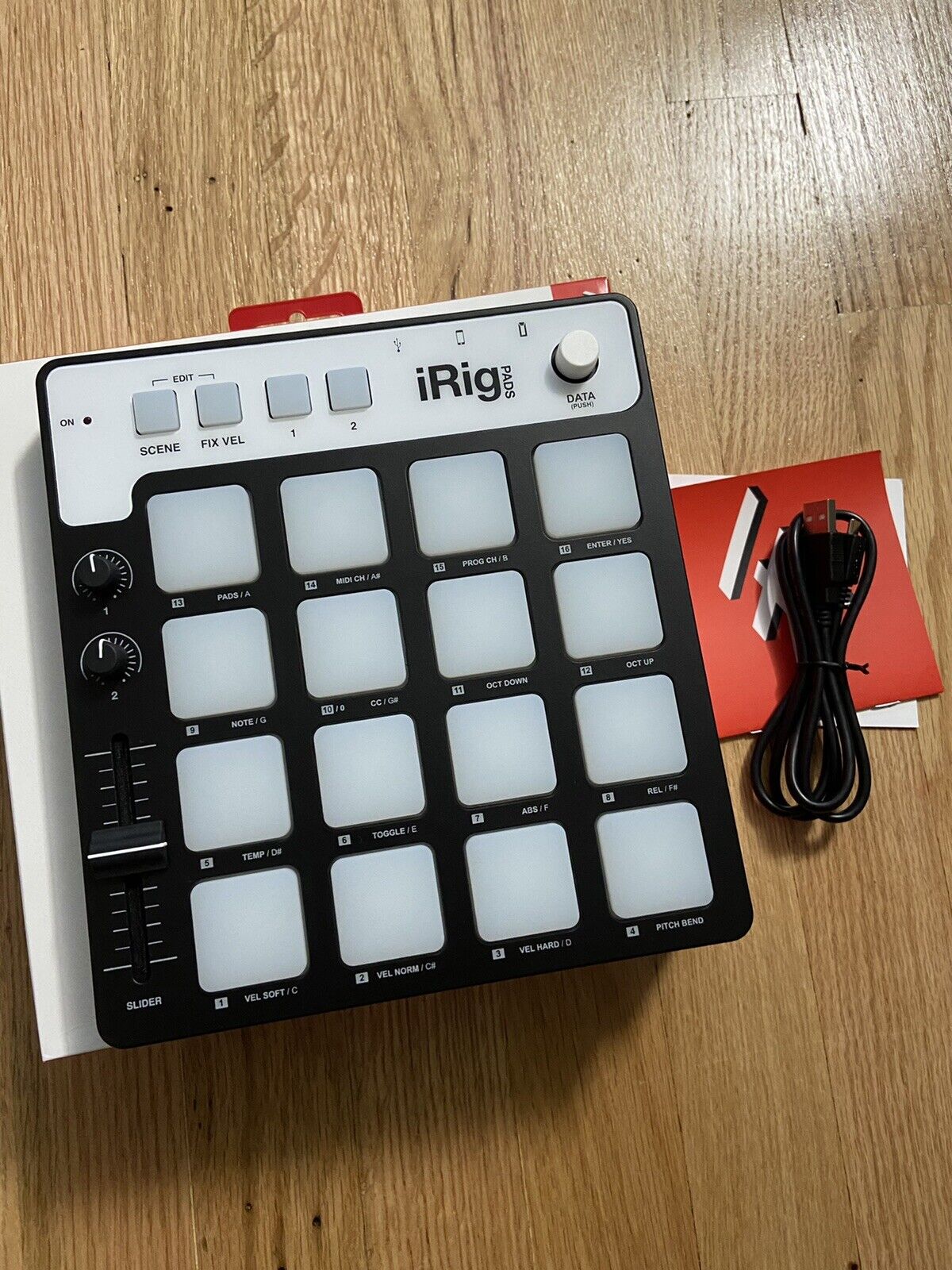 iRig Pads Pad-style MIDI Groove Controller for iPhone, iPad, iPod touch Mac & PC - Fresh Stock Dated December 2025