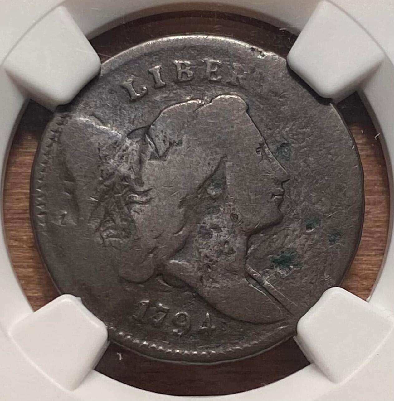 1794 Liberty Cap Half Cent NGC VG Details - Fresh Stock Dated December 2025