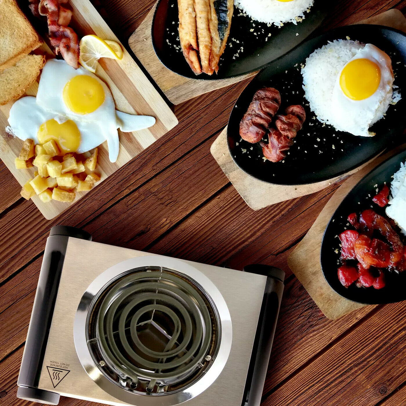 Better Chef IM-301SB 1000W Stainless Steel Electric Coil Buffet Range Hot Plate - Fresh Stock Dated February 2026