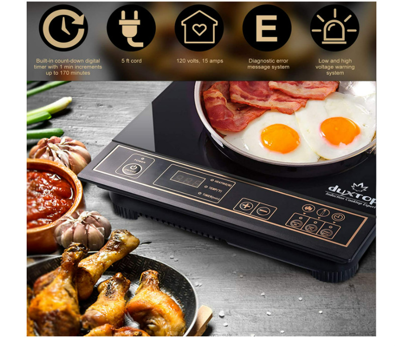 Encimera Electrica Induccion Hornilla Estufa Quemador Pequeña Cocina Portatil - Fresh Stock Dated February 2026