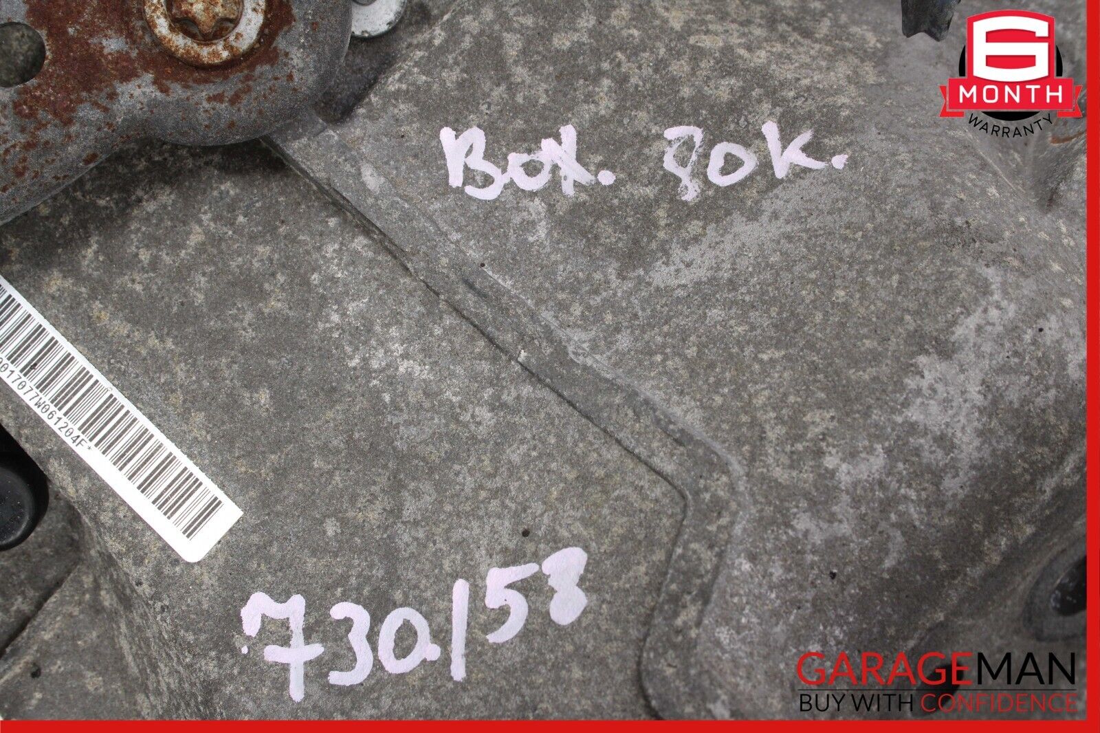 05-08 Porsche Boxster 987 6 Speed Manual Transmission Assembly OEM 80k - Fresh Stock Dated December 2025