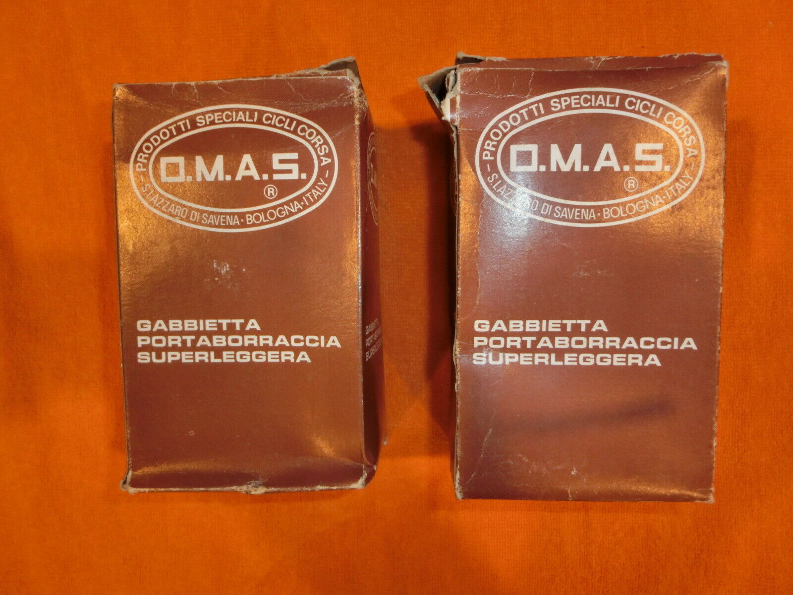 Vintage O.M.A.S. Water Bottle Cages - Original Boxes - Mega Rare - Fresh Stock Dated December 2025