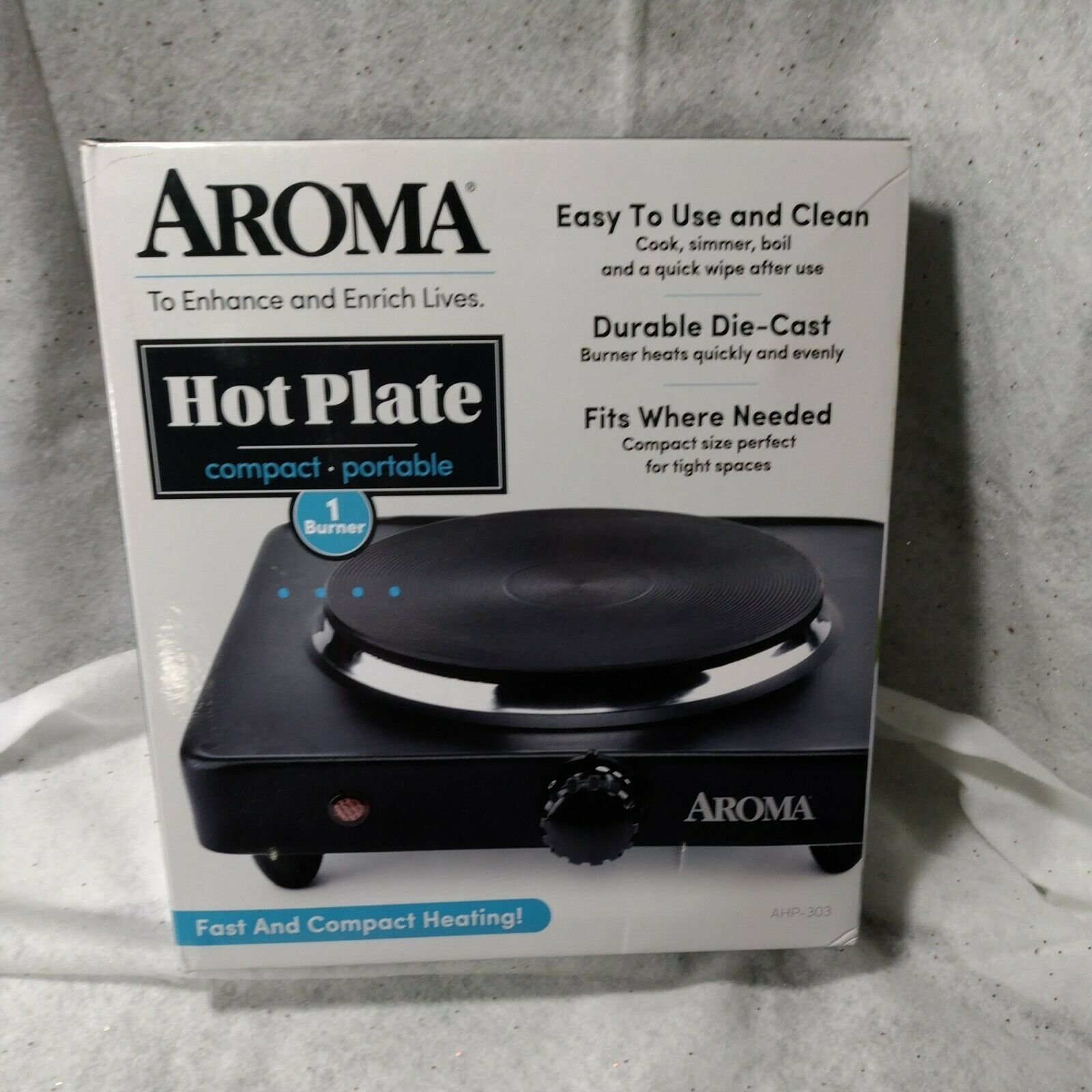 AROMA Compact Portable Hot Plate Model AHP-303   6