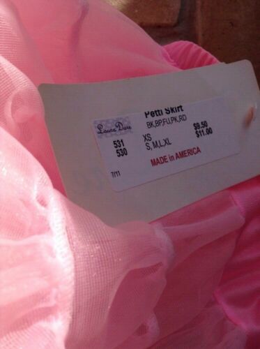 NWT Laura Dare Bright Pink Petticoat Tutu Girls Sz M USA Play Dress Up Dance - Fresh Stock Dated December 2025