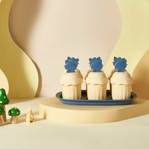 4PCS/6PCS DIY Ice Cream Mold for Ice Cube Popsicle Homemade Ice Box Kitchen Tool - Fresh Stock Dated February 2026