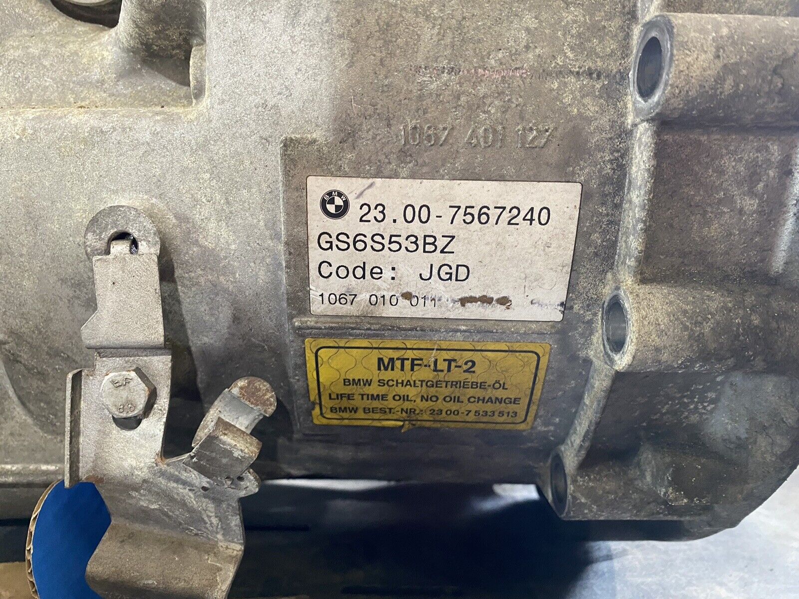 06-10 BMW 335i 135i N54 RWD MANUAL TRANSMISSION 6 SPEED SWAP CONVERSION GS6-53BZ - Fresh Stock Dated December 2025