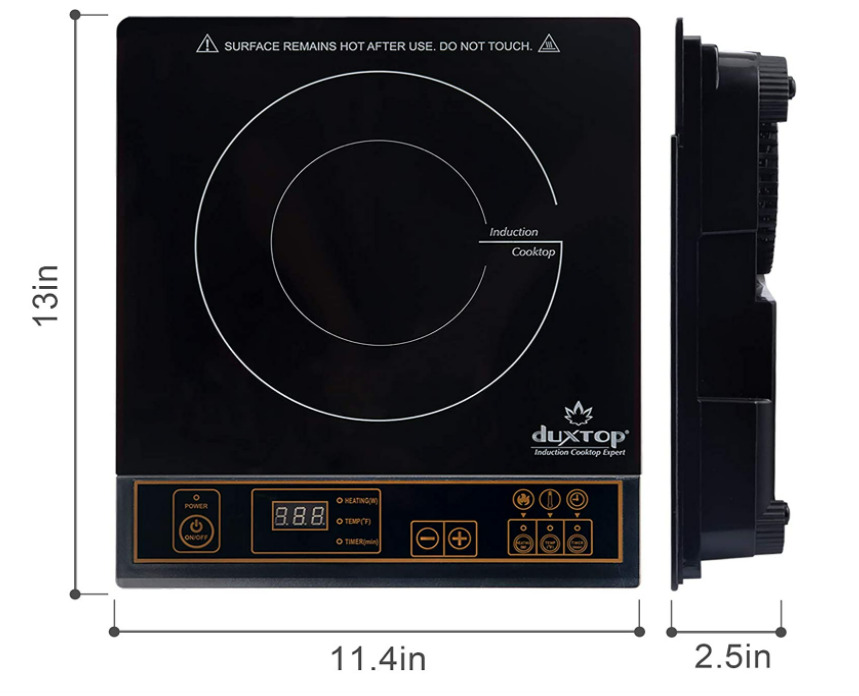 Encimera Electrica Induccion Hornilla Estufa Quemador Pequeña Cocina Portatil - Fresh Stock Dated February 2026