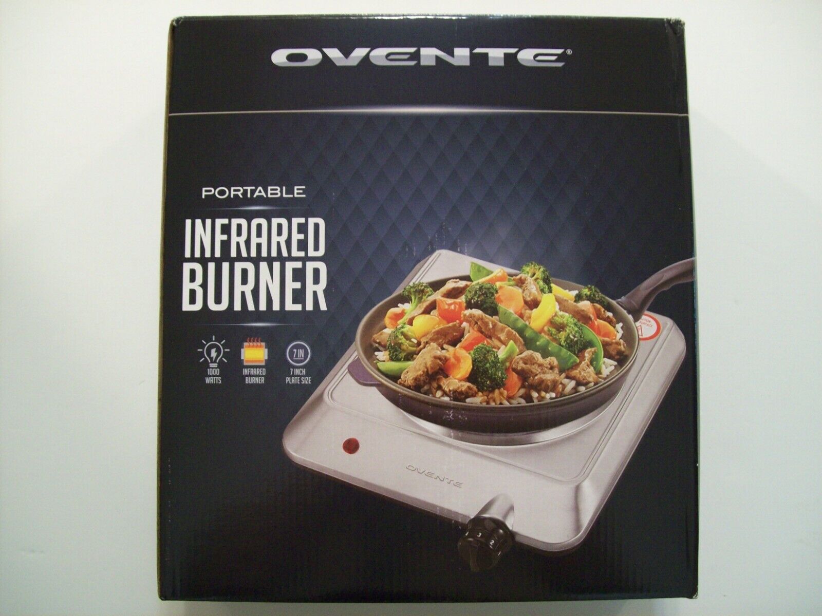 OVENTE ELECTRIC HOT PLATE BGI201S - Fresh Stock Dated February 2026