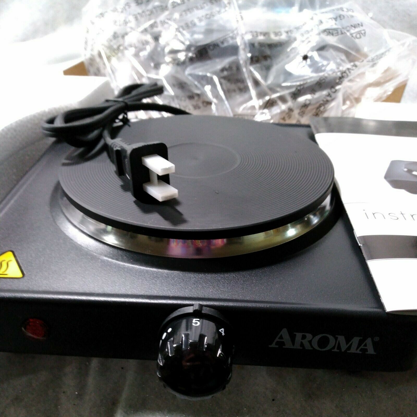 AROMA Compact Portable Hot Plate Model AHP-303   6