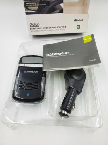 Iogear Solar Bluetooth Handsfree Car Kit GBHFK231 - Fresh Stock Dated December 2025
