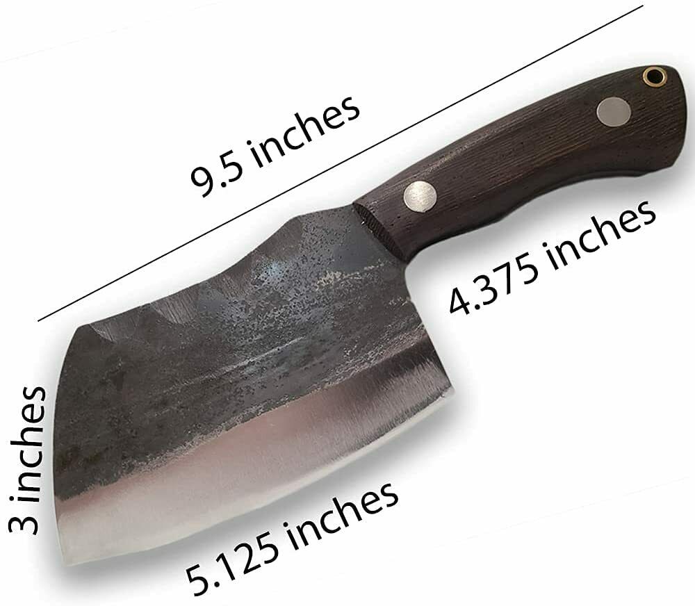 Serbian Boning Knife Steel Kitchen Butcher Forged Chef Cleaver Chopping Knives - Fresh Stock Dated January 2026