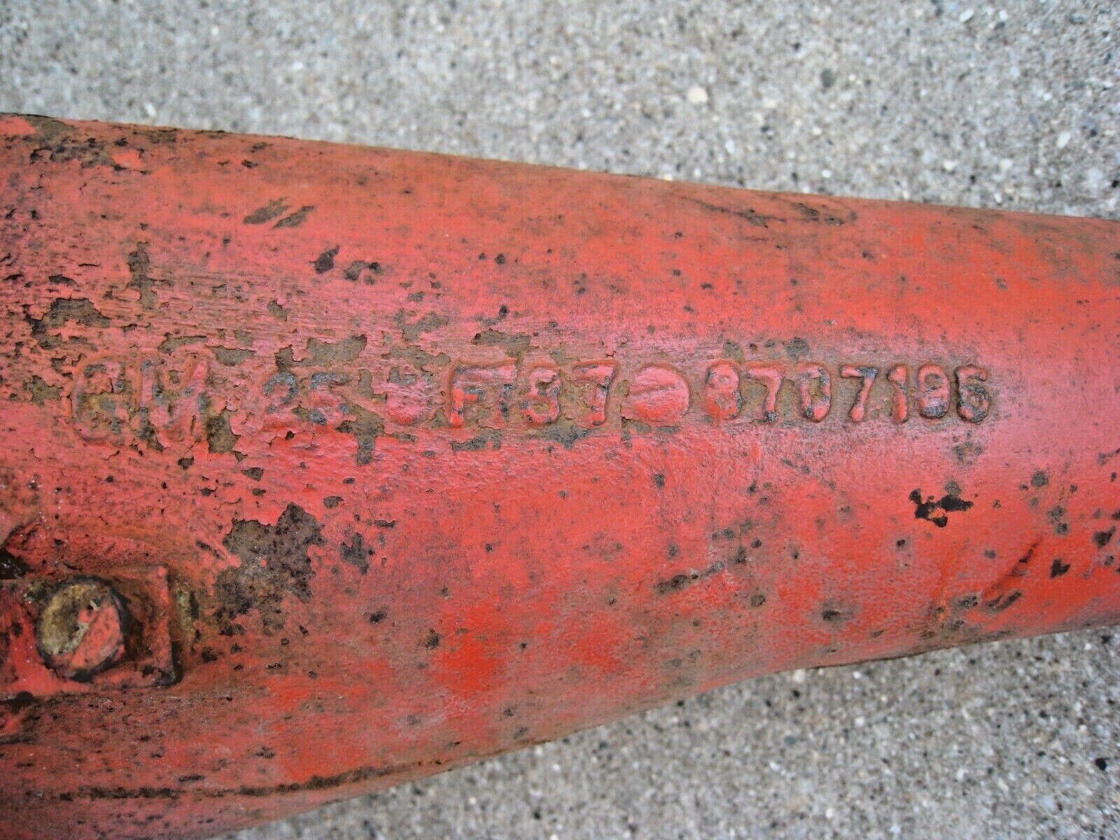 1957 Chevrolet Passenger Car Saginaw 3-Speed Transmission Assembly OEM GM Parts - Fresh Stock Dated December 2025