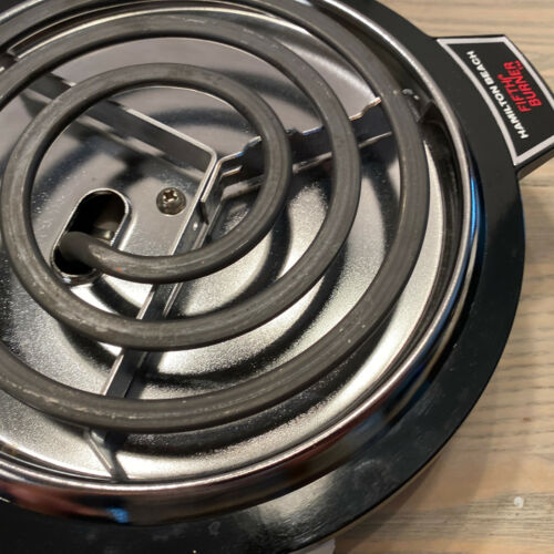 Vintage - Hamilton Beach -Fifth Burner- Portable Stove 812-4 750w Made USA WORKS - Fresh Stock Dated February 2026