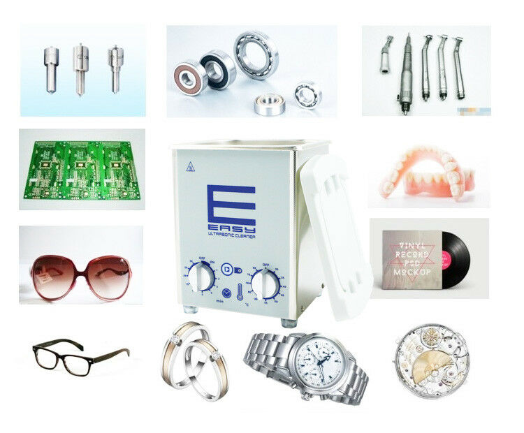 2L Home-use Ultrasonic Hardware Cleaner Injector Cleaning Equipment - Fresh Stock Dated December 2025