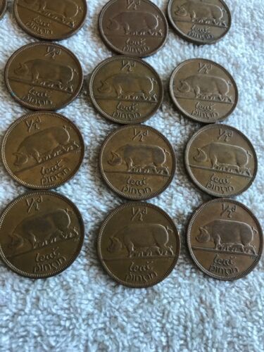 Lot Of 25 Irish Lucky Half-pennies 1966 - Fresh Stock Dated December 2025