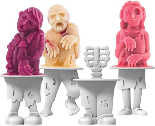 Tovolo Zombies Pop Molds, Flexible Silicone, Easily-Removable, Dishwasher Safe - Fresh Stock Dated February 2026