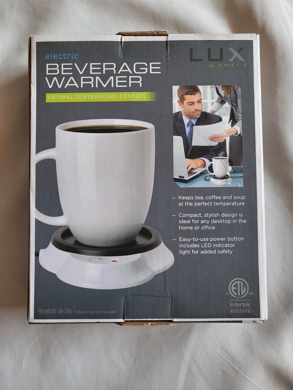 Intertek, Electric Beverage Warmer, New In Box, Drinks and Soups - Fresh Stock Dated February 2026