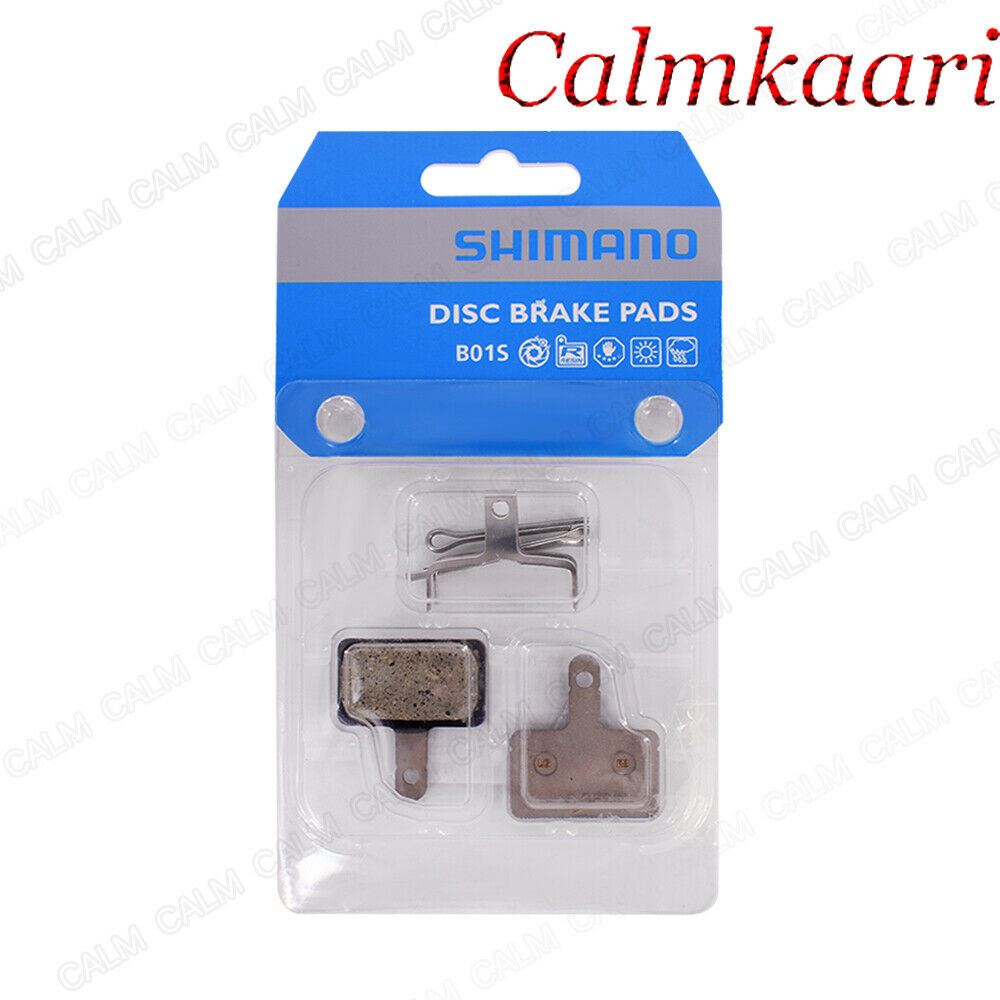For M315 MT200 Acera, Altus, Deore, Deore LX Shimano B01S Resin Disc Brake Pads - Fresh Stock Dated December 2025