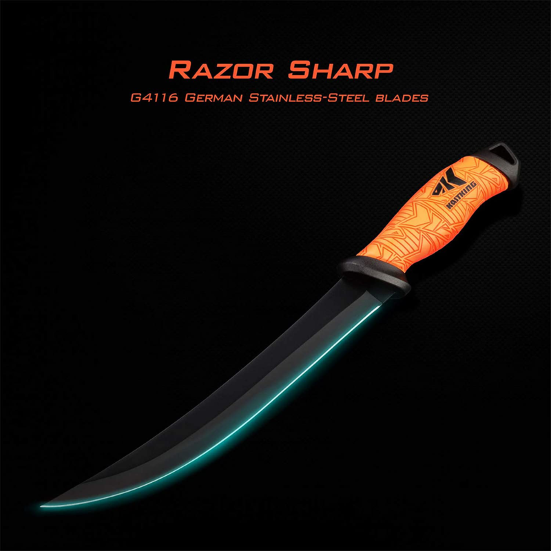 KastKing Fillet Knife, Razor Sharp G4116 German Stainless-Steel Blade 5