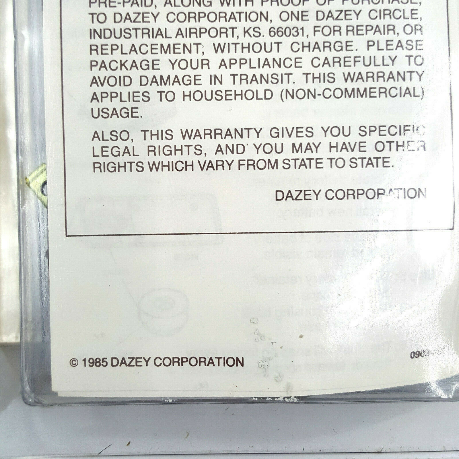 Vintage Dazey Beverage Warmer Coffee Soup Tea Potpourri 25 Watts Model CW-10 USA - Fresh Stock Dated February 2026