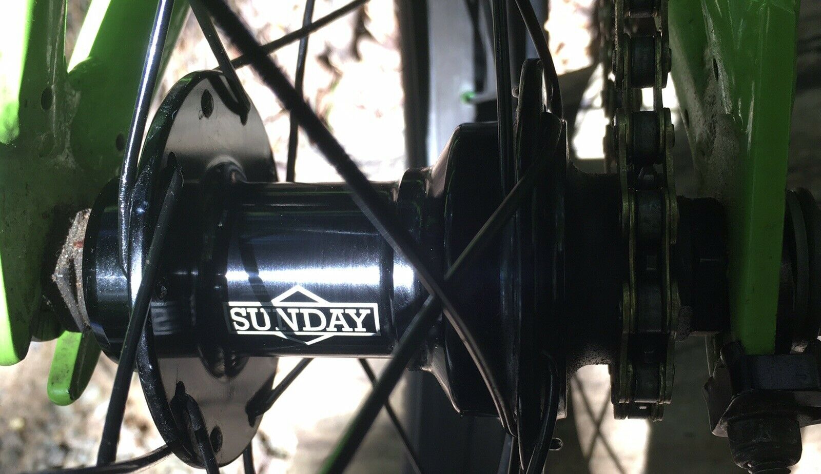 2016 Sunday Primer 16” With Green 7075 Spoke Nipples & Gold KMC Chain Used - Fresh Stock Dated January 2026