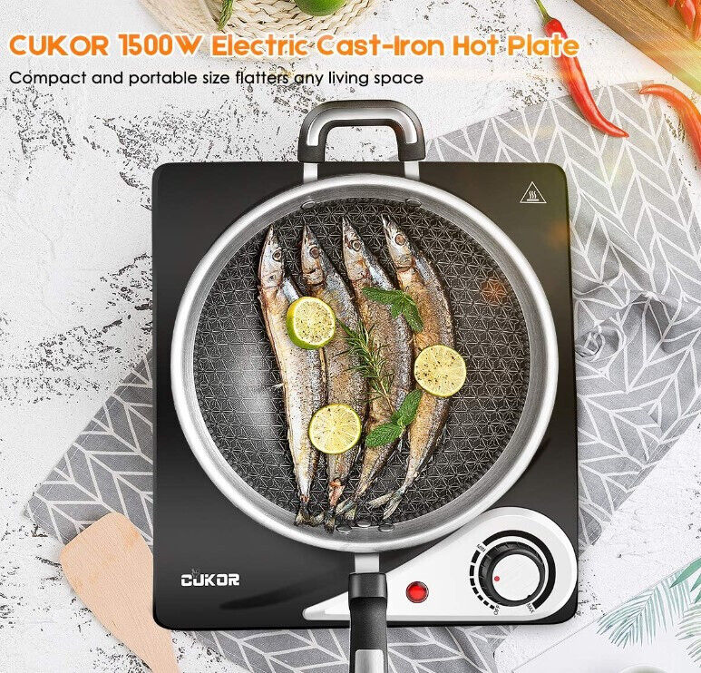 1 Hornilla Estufa Electrica Cocina Portatil Para Casa Apartamento Campamento - Fresh Stock Dated February 2026