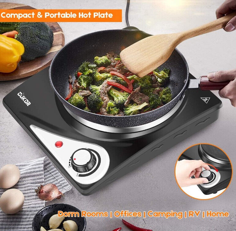 1 Hornilla Estufa Electrica Cocina Portatil Para Casa Apartamento Campamento - Fresh Stock Dated February 2026