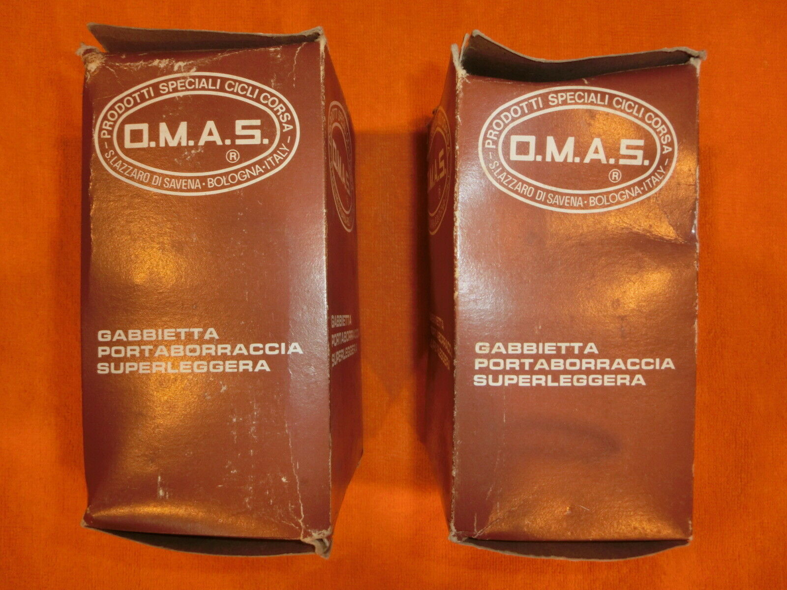 Vintage O.M.A.S. Water Bottle Cages - Original Boxes - Mega Rare - Fresh Stock Dated December 2025