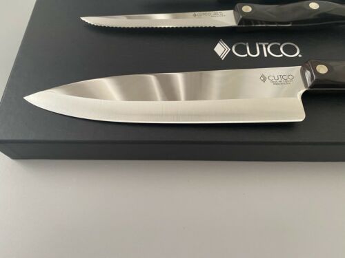 cutco knife set, 3 knives (paring, chef and trimmer) - Fresh Stock Dated January 2026