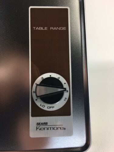 Vintage Portable Sears Roebuck Electric Table Range Hot Plate-Mid Century-Clean! - Fresh Stock Dated February 2026