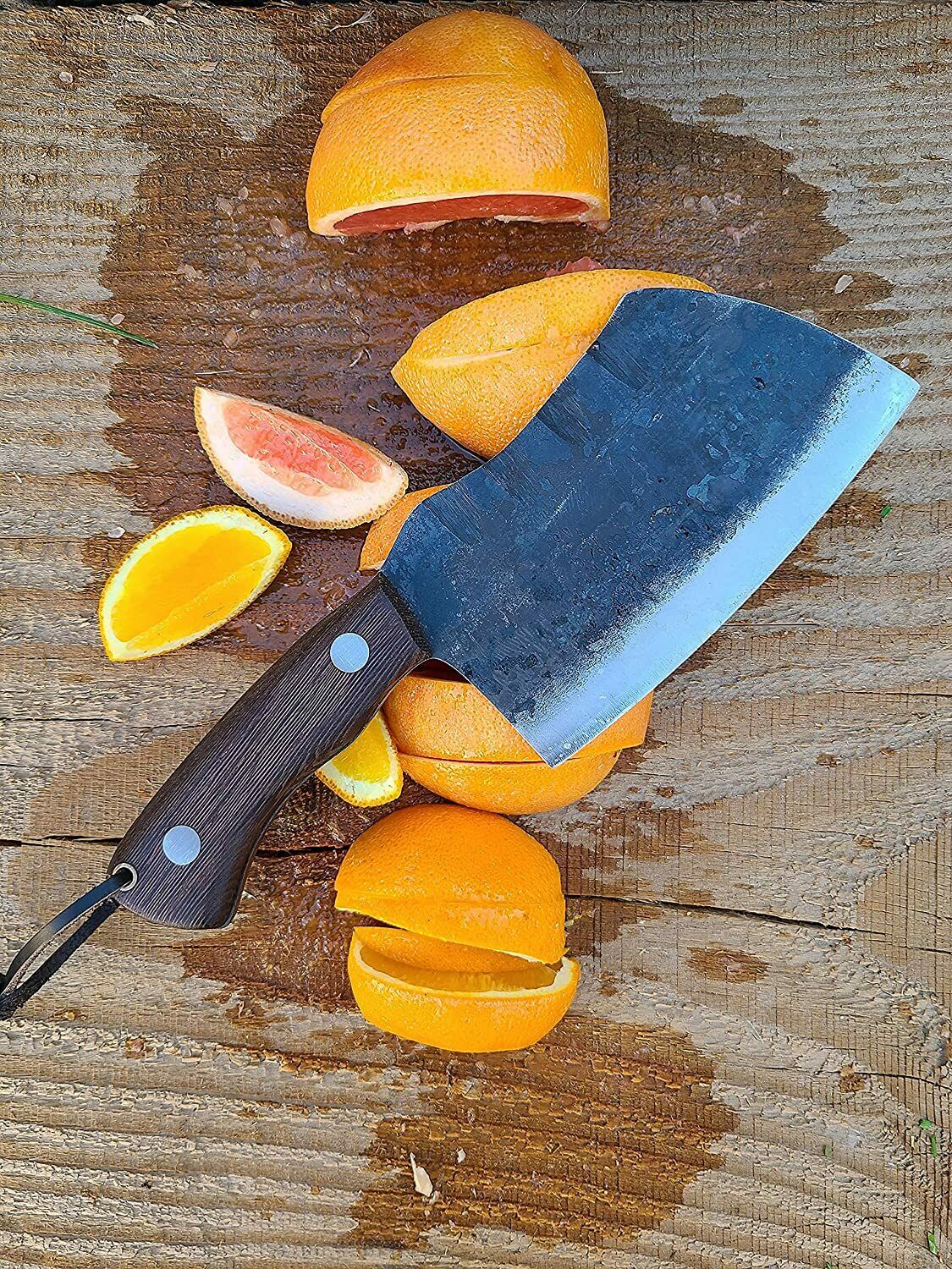 Serbian Boning Knife Steel Kitchen Butcher Forged Chef Cleaver Chopping Knives - Fresh Stock Dated January 2026