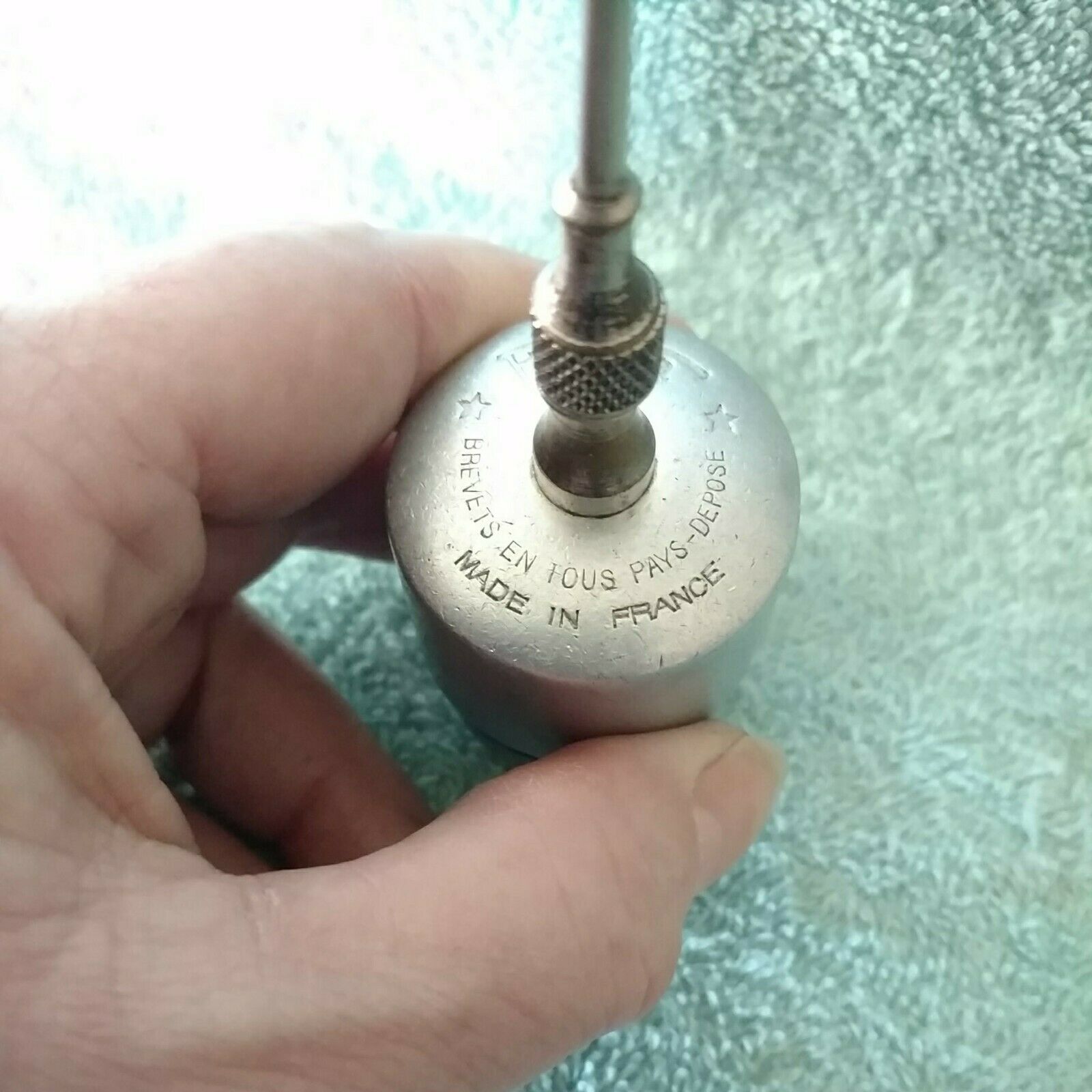 Vintage Feola Blower Can Clock Watch Repair Tool Aluminum Made in France Works - Fresh Stock Dated December 2025