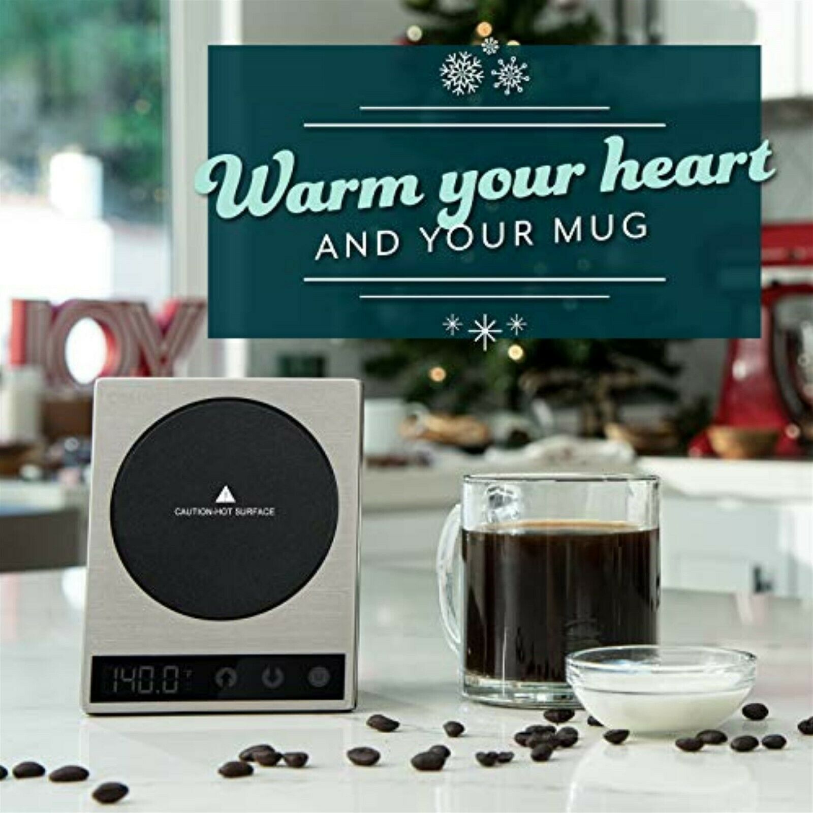 COSORI Gravity Induction Coffee Cup Warmer&Beverage Warmer, Desk Auto Shut Off - Fresh Stock Dated February 2026