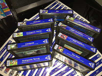Atari 5200 Sticker end Labels (For All 154 Custom Game Stickers) - Fresh Stock Dated December 2025