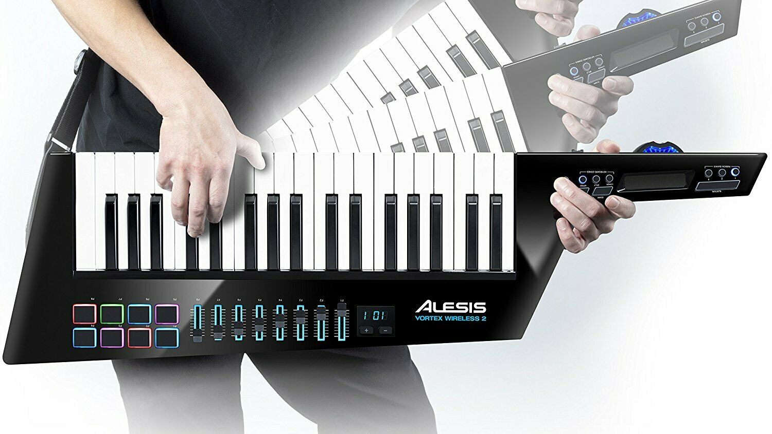 Alesis Vortex Wireless 2 USB MIDI  Keyboard Controller With Gator Gig Bag - Fresh Stock Dated December 2025