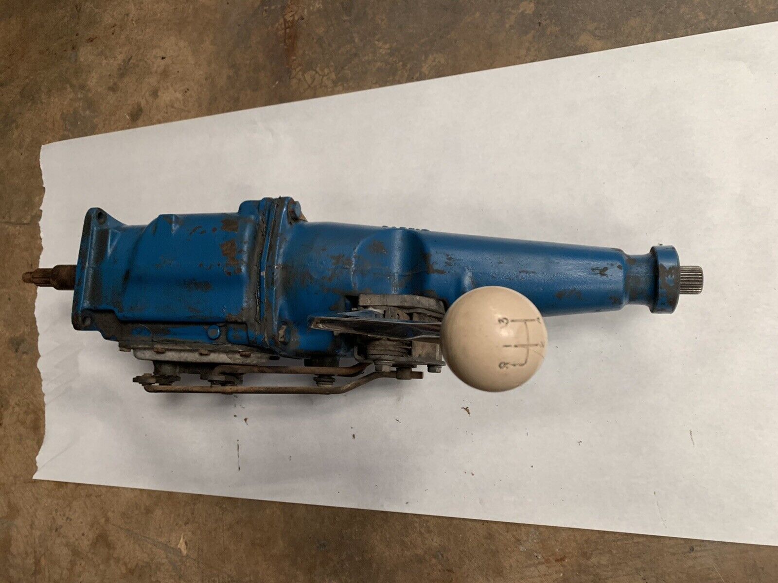 Ford Borgwarner T10 4 Speed Transmission Hurst Shifter Galaxy J17613 - Fresh Stock Dated December 2025