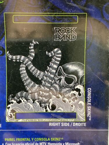 Mad Catz Xbox 360 Rockband Faceplate And Console Skin Factory Sealed Skull - Fresh Stock Dated December 2025
