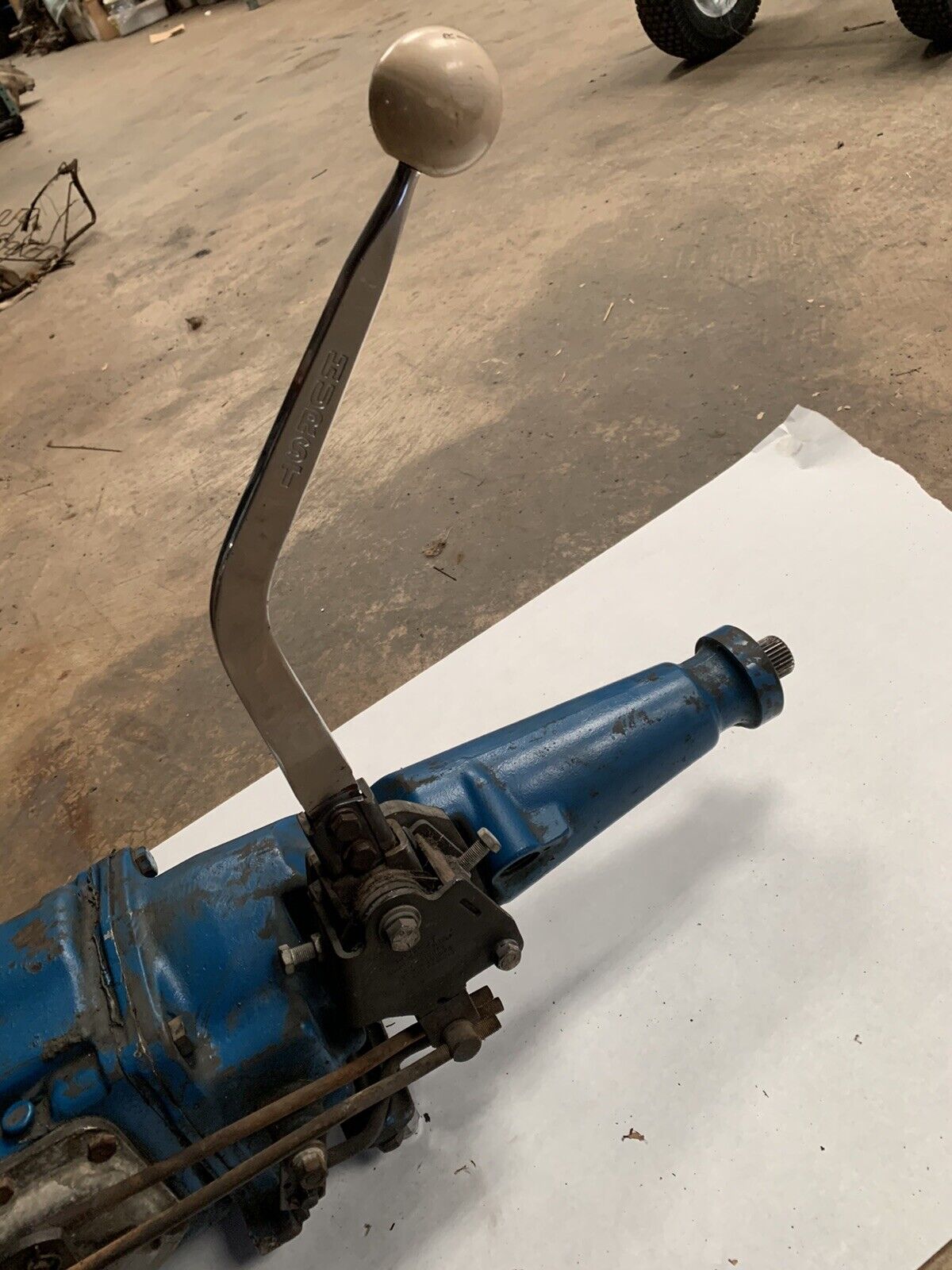 Ford Borgwarner T10 4 Speed Transmission Hurst Shifter Galaxy J17613 - Fresh Stock Dated December 2025