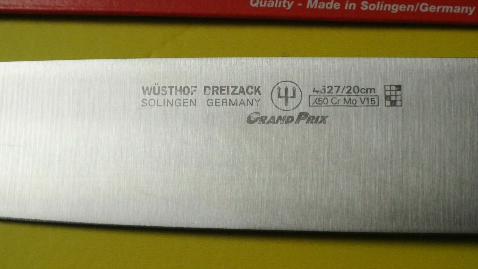 Wusthof used  original grand prix carving Knife  4527/20cm 8