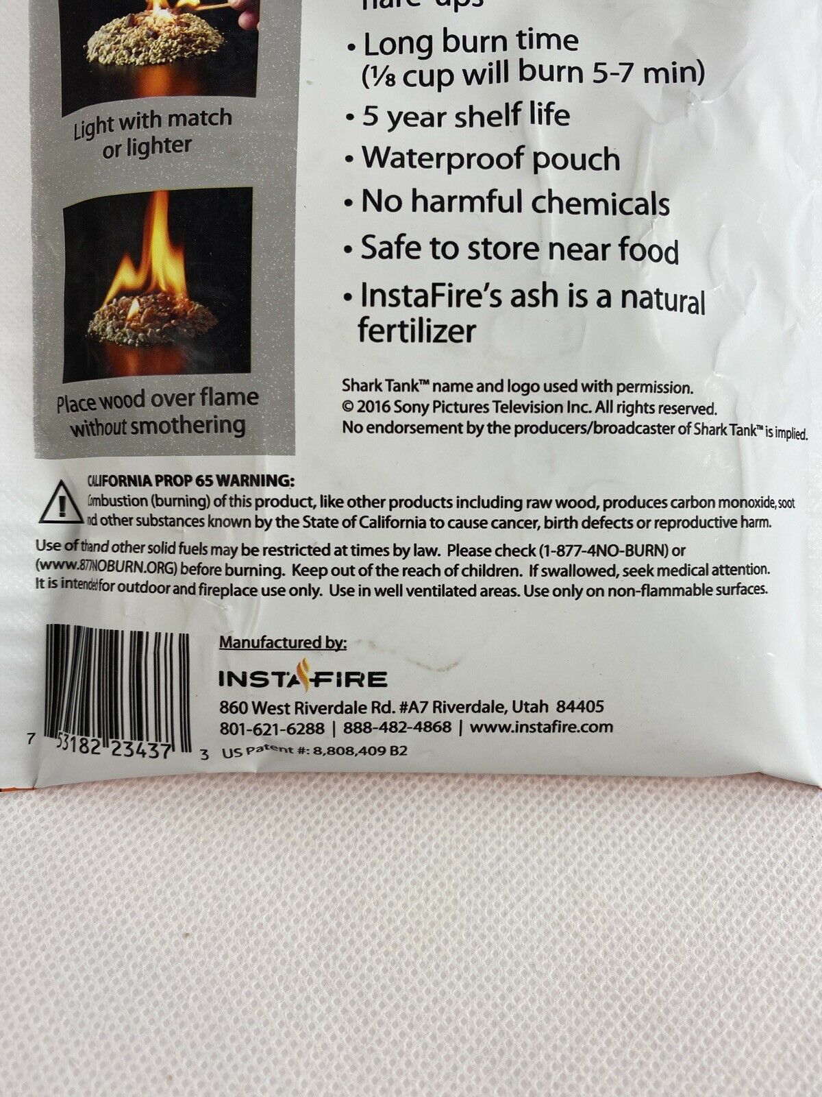 InstaFire Granulated Fire Starter, All Natural, Eco-Friendly 5 Pk Free Shipping - Fresh Stock Dated December 2025