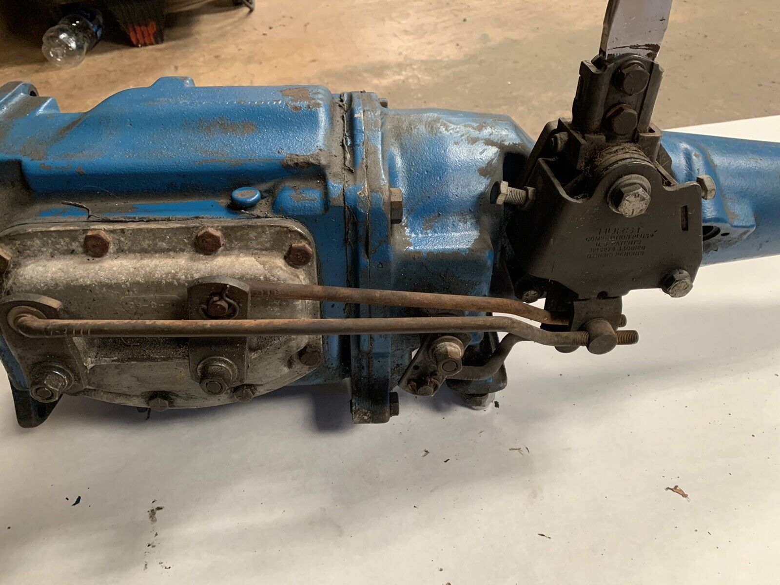 Ford Borgwarner T10 4 Speed Transmission Hurst Shifter Galaxy J17613 - Fresh Stock Dated December 2025